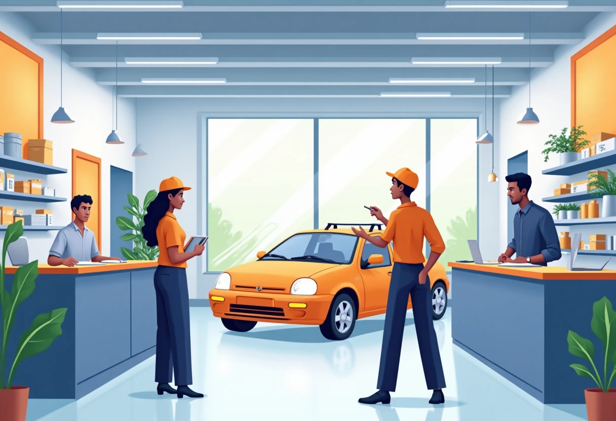 Customer service in automotive industry